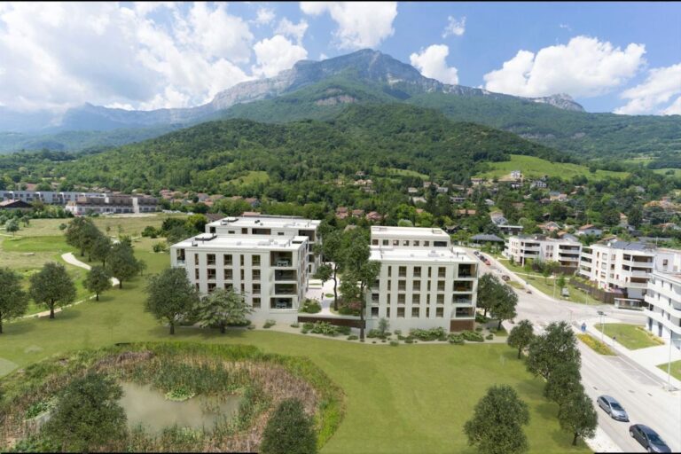 Domaine Terre blanche Seyssins Vue d'ensemble des batiments